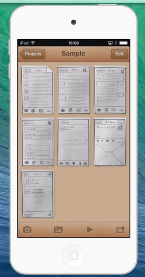 アプリ起動画面