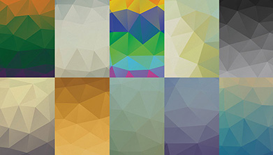 AWESOME LOW-POLY PSD BACKGROUNDSイメージ