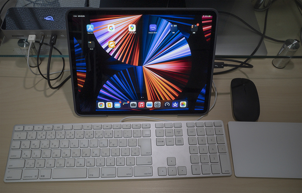 iPadをDockマウントで使う時