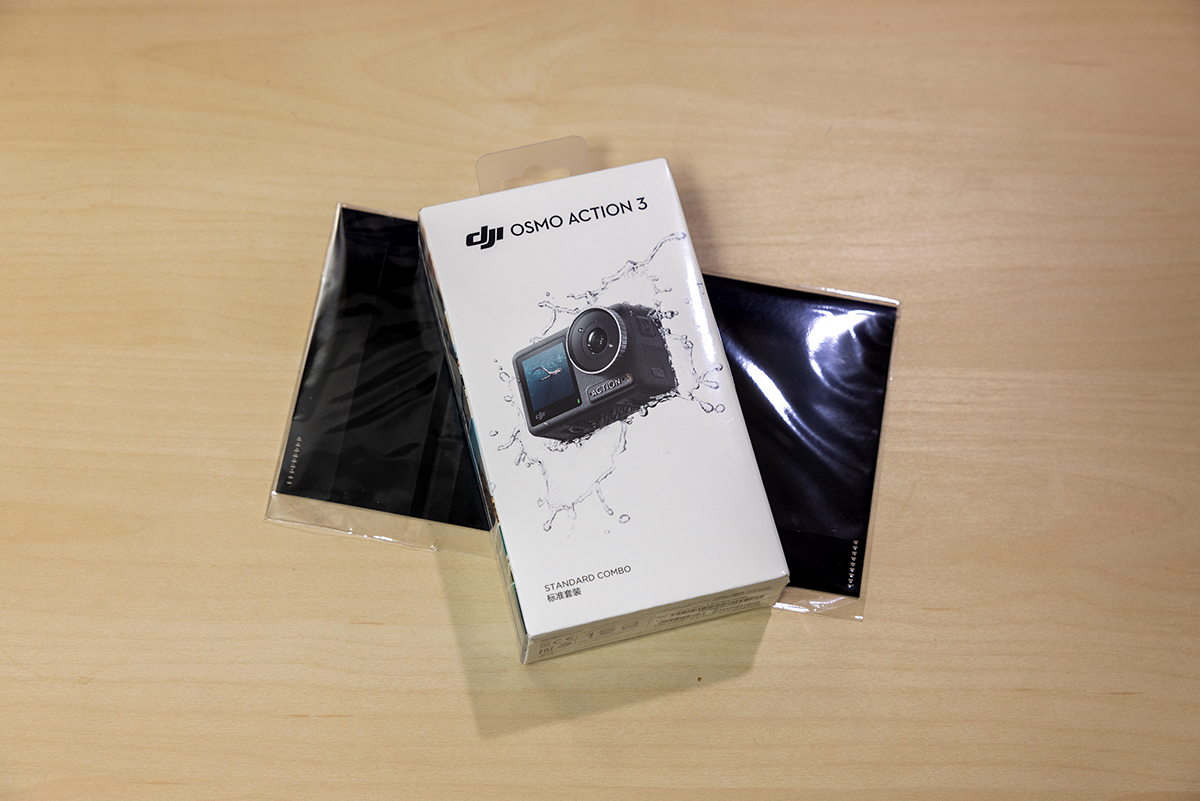 DJI OSMO ACTION 3パッケージ