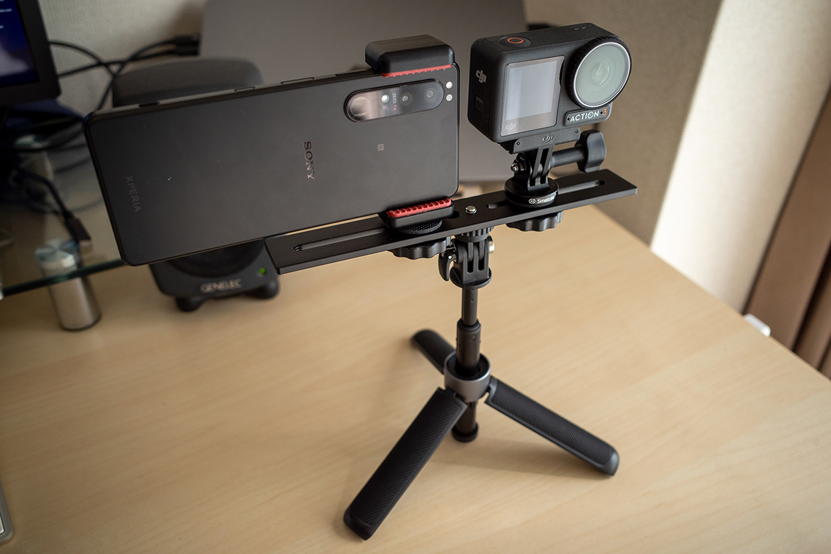 Xperia 1 IIIをOsmo Action3