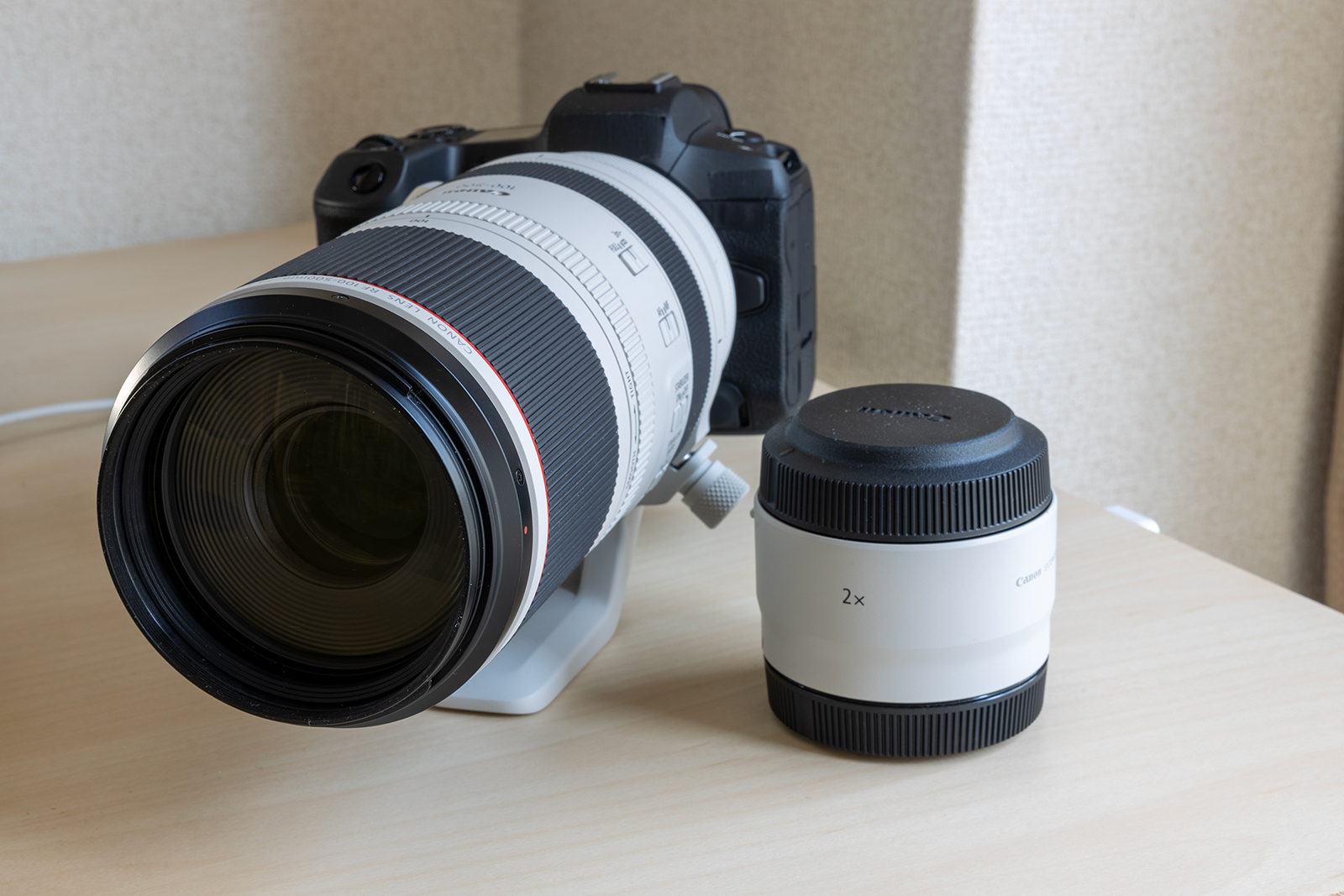 EOS R5とRF100-500mm F4.5-7.1 L IS USMとEXTENDER RF2x