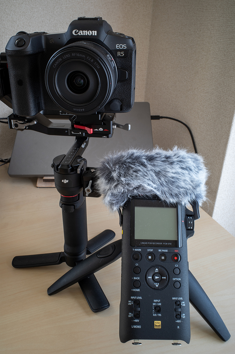 SONY PCM-D10とEOS R5