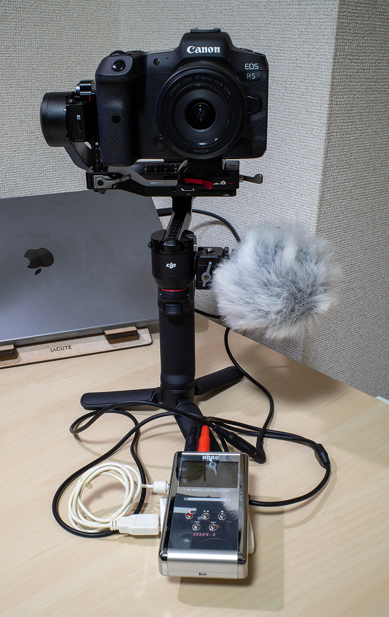 KORG MR-1 audio-technica AT9940