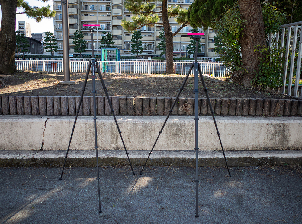 Ulanzi ZERO YとPeak Design最大高さ