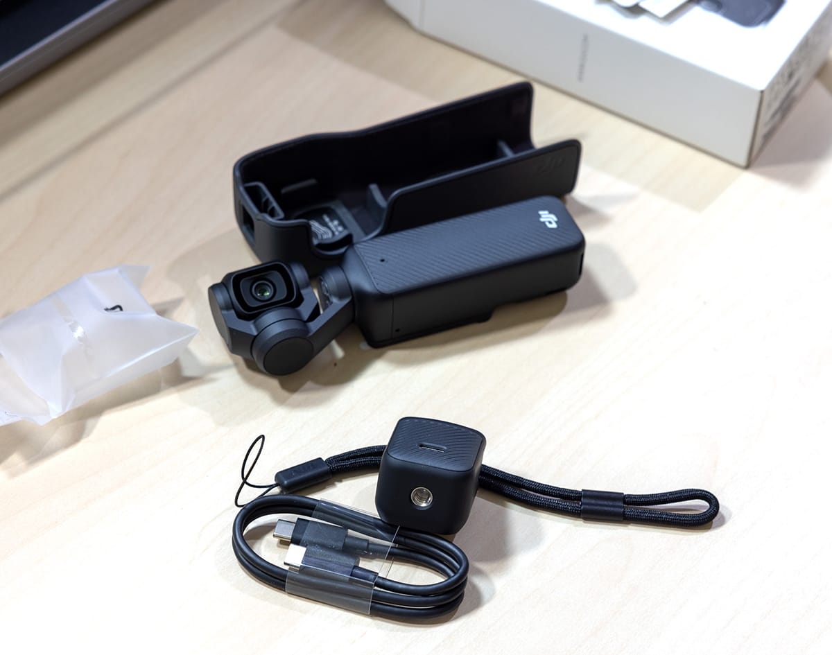DJI OSMO POCKET 3開封